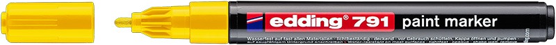 Lakkmarker 1-2 mm Edding 791 sárga