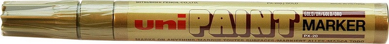 Lakkmarker 2,2-2,8 mm Uni "PX-20" arany