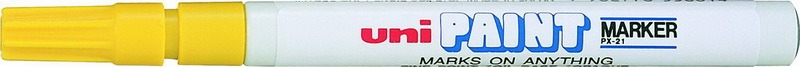 Lakkmarker 0,8-1,2 mm Uni "PX-21" sárga