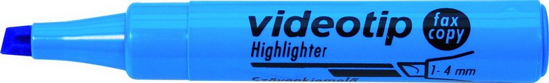 Szövegkiemelő 1-4 mm VIDEOTIP kék