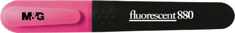 Szövegkiemelő 1-3 mm M&G "Fluorescent" 880 rózsaszín