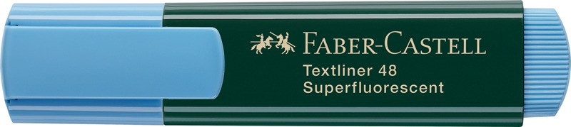 Szövegkiemelő 1-5 mm Faber-Castell "Textliner 48" Superfluorescent kék