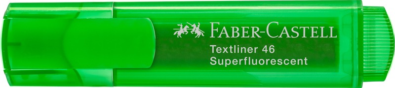 Szövegkiemelő 1-5 mm Faber-Castell "Textliner 46" Superfluorescent zöld