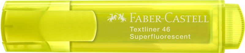 Szövegkiemelő 1-5 mm Faber-Castell "Textliner 46" Superfluorescent sárga