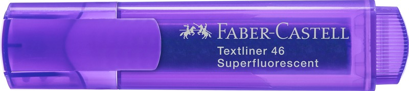 Szövegkiemelő 1-5 mm Faber-Castell "Textliner 46" Superfluorescent lila
