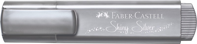 Szövegkiemelő 1-5 mm Faber-Castell "Textliner 46" Metallic ezüst