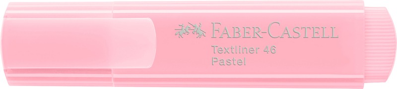 Szövegkiemelő 1-5 mm Faber-Castell "Textliner 46" Pastel halvány rózsa