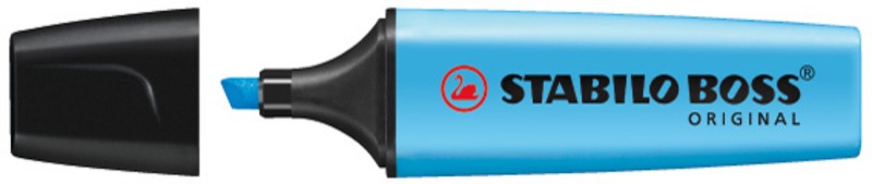 Szövegkiemelő 2-5 mm STABILO "Boss" kék