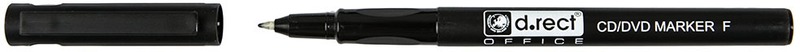 Alkoholos marker 0,7 mm d.rect "OHP" F fekete