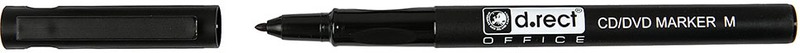 Alkoholos marker 1 mm d.rect "OHP" M fekete