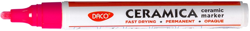 Festék marker, porcelánra 1-2 mm Daco rózsaszín