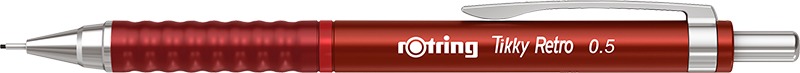 Nyomósirón 0,5 mm Rotring "Tikky" Retro piros