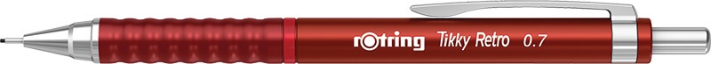 Nyomósirón 0,7 mm Rotring "Tikky" Retro piros