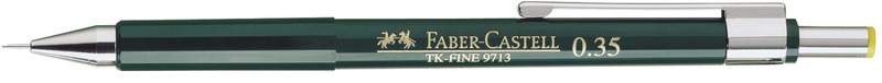 Nyomósirón 0,35 mm Faber-Castell "TK-Fine" 9713 sötétzöld