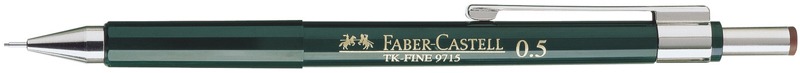 Nyomósirón 0,5 mm Faber-Castell "TK-Fine" 9715 sötétzöld