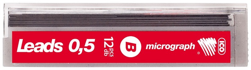 Grafitbél 0,5 mm B ICO "Micrograph"