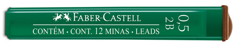 Grafitbél 0,5 mm 2B Faber-Castell "Polymer"