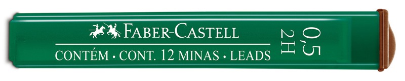 Grafitbél 0,5 mm 2H Faber-Castell "Polymer"