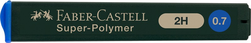 Grafitbél 0,7 mm 2H Faber-Castell "Super-Polymer"