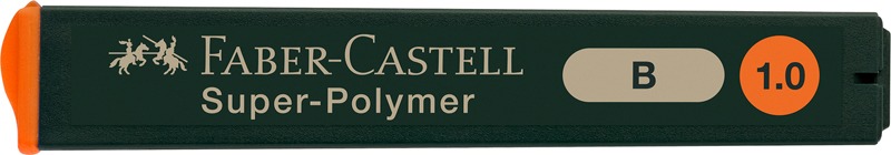 Grafitbél 1,0 mm B Faber-Castell "Super-Polymer"