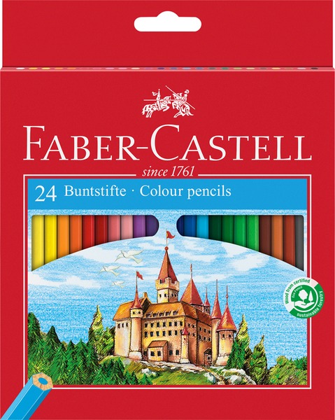 Színesceruza készlet Faber-Castell "Classic" 24 szín