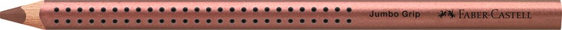 Színesceruza háromszög test, vastag Faber-Castell "Jumbo Grip" metál réz