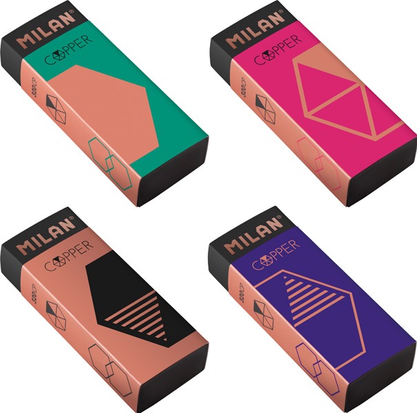 Radír Milan 320 "Copper" fekete