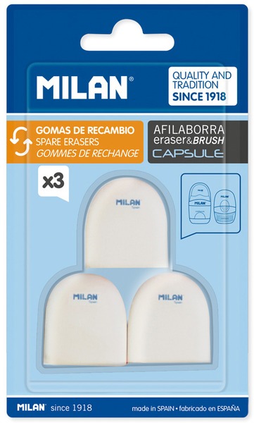 Pótradír 3 db/bliszter Milan "Capsule"