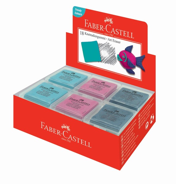 Gyurmaradír Faber-Castell vegyes színek