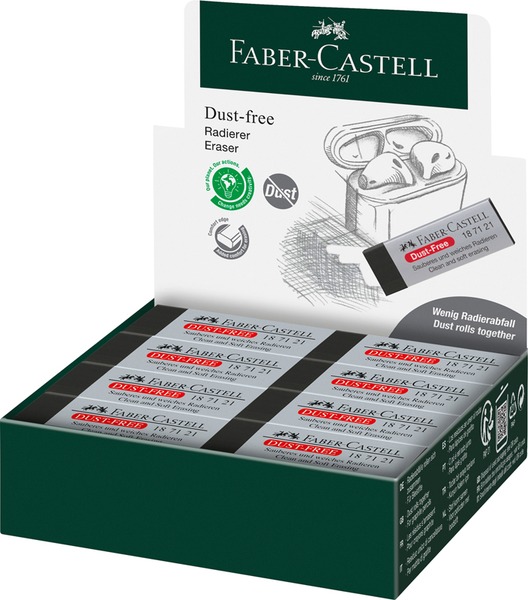 Radír, forgácsmentes Faber-Castell fekete