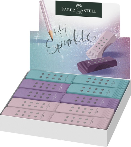 Radír Faber-Castell "RollOn" Sparkle vegyes színek