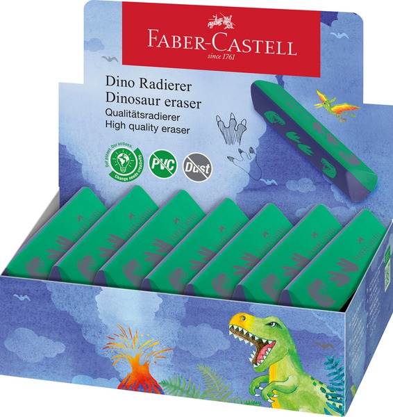 Radír háromszögletű Faber-Castell "Dinosaur"