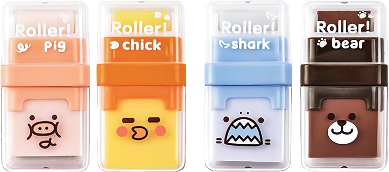 Rad&iacute;r, műanyag tokos M&G "Cute Animals" vegyes sz&iacute;nek