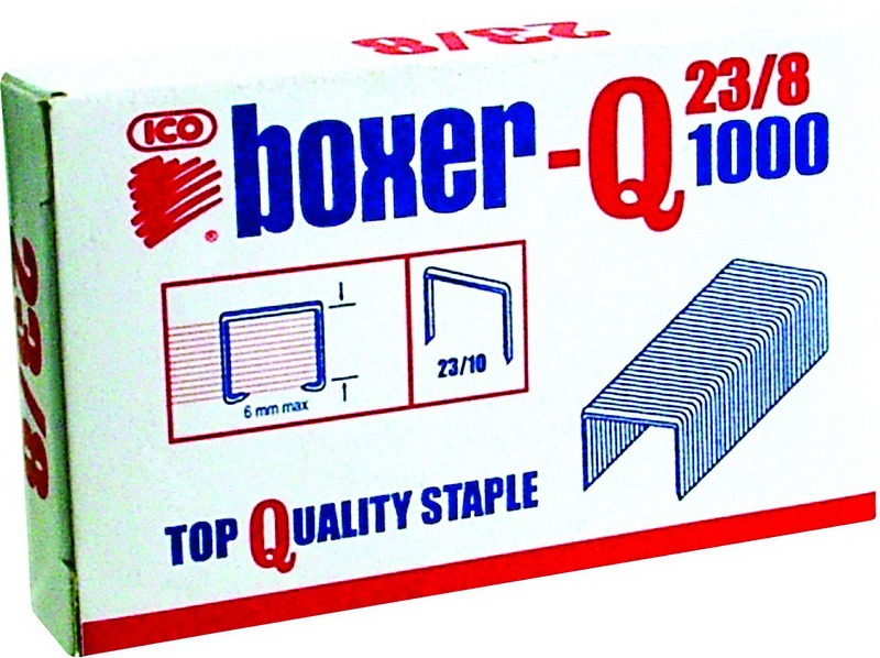 Tűzőkapocs 23/8 BOXER-Q