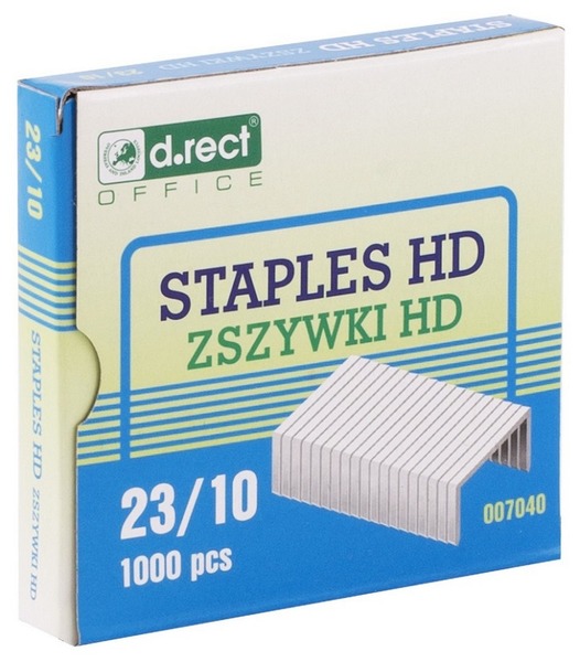 Tűzőkapocs 23/10 d.rect