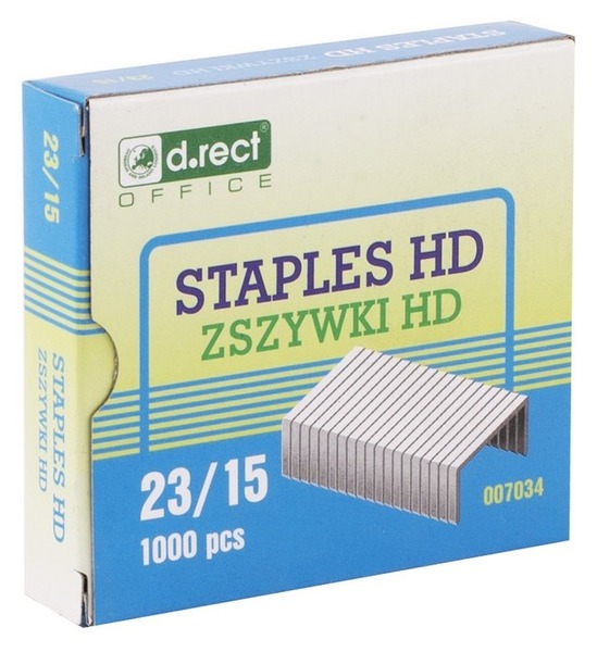 Tűzőkapocs 23/15 d.rect