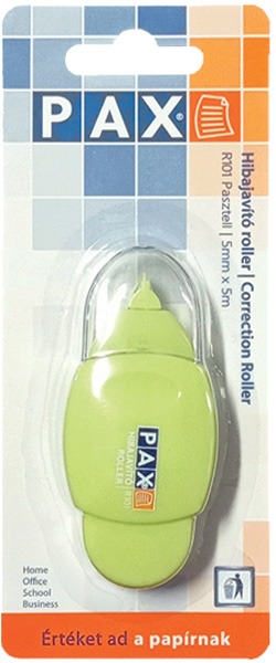 Hibajavító roller 5 mm x 5 m Pax R101 "Color" pasztell zöld