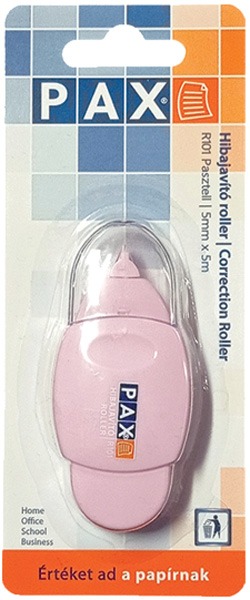 Hibajavító roller 5 mm x 5 m Pax R101 "Color" pasztell rózsaszín