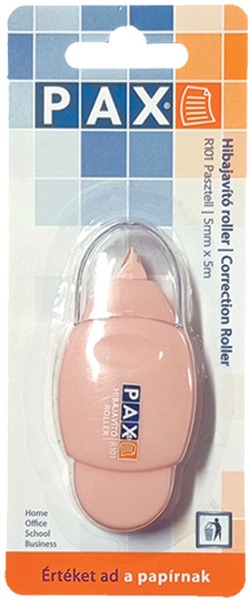 Hibajavító roller 5 mm x 5 m Pax R101 "Color" pasztell barack