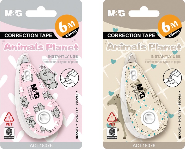 Hibajav&iacute;t&oacute; roller 5 mm x 6 m M&G "Animals Know"