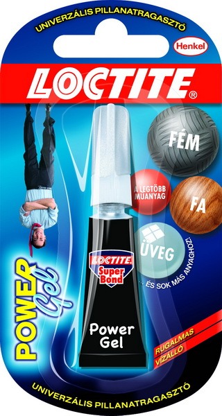 Pillanatragaszt&oacute; 2 g Loctite "Power Gel"