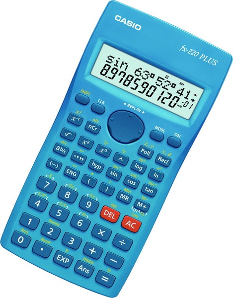 Számológép tudományos 10+2 számjegy Casio "FX-220" Plus 2