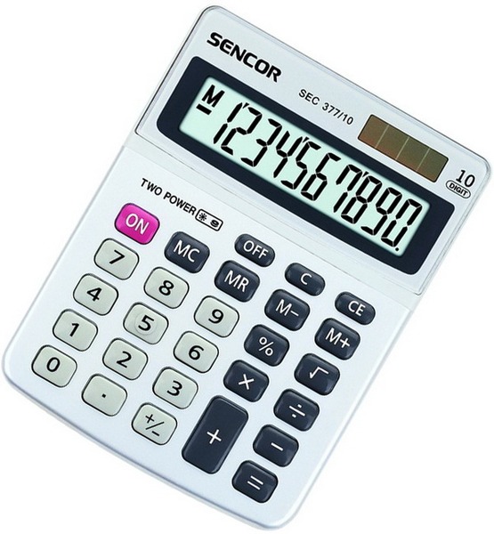 Számológép asztali, 10 számjegy SENCOR "SEC-377/10"
