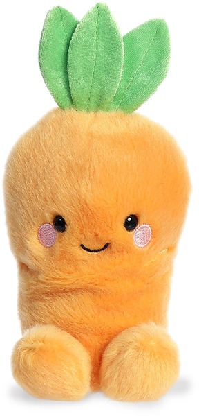 Plüss figura 13 cm Aurora "Palm Pals" sárgarépa
