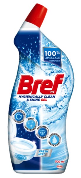 WC tisztító gél 700 ml Bref "Fresh Mist"
