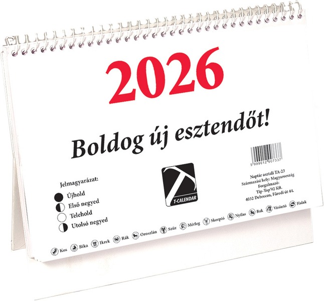 Asztali naptár 23TA T-Calendar