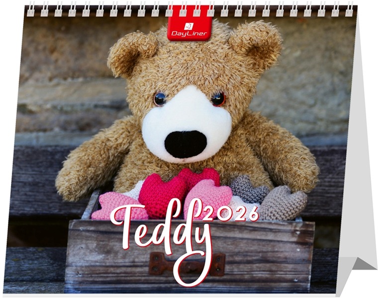 Asztali naptár, álló DayLiner "Teddy álló mini