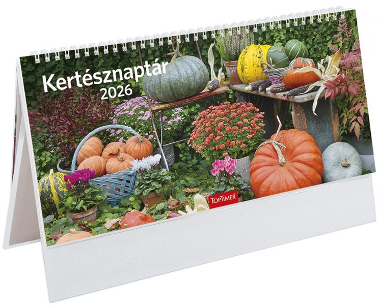 Asztali naptár, álló TopTimer "Kertész" fehér