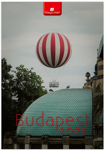 Falinaptár 23x33 cm spirálozott DayLiner "Budapest"