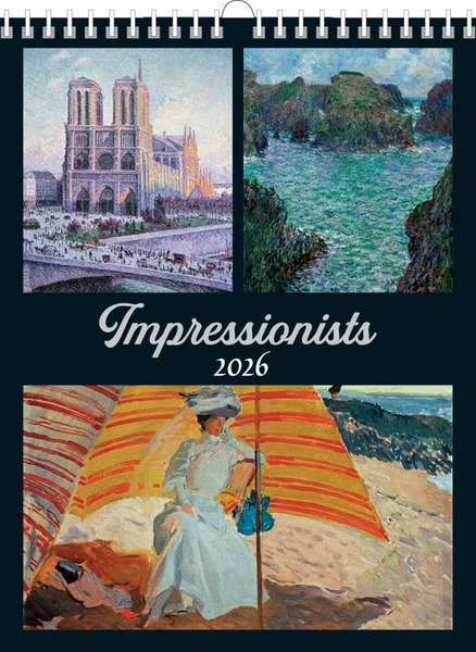 Falinaptár 42x56 cm spirálozott SG "Impressionists"